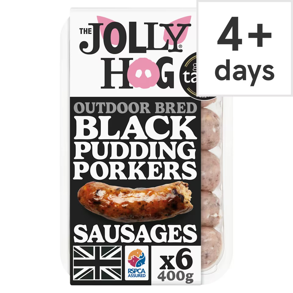 Jolly Hog Porky Black Sausages 400G