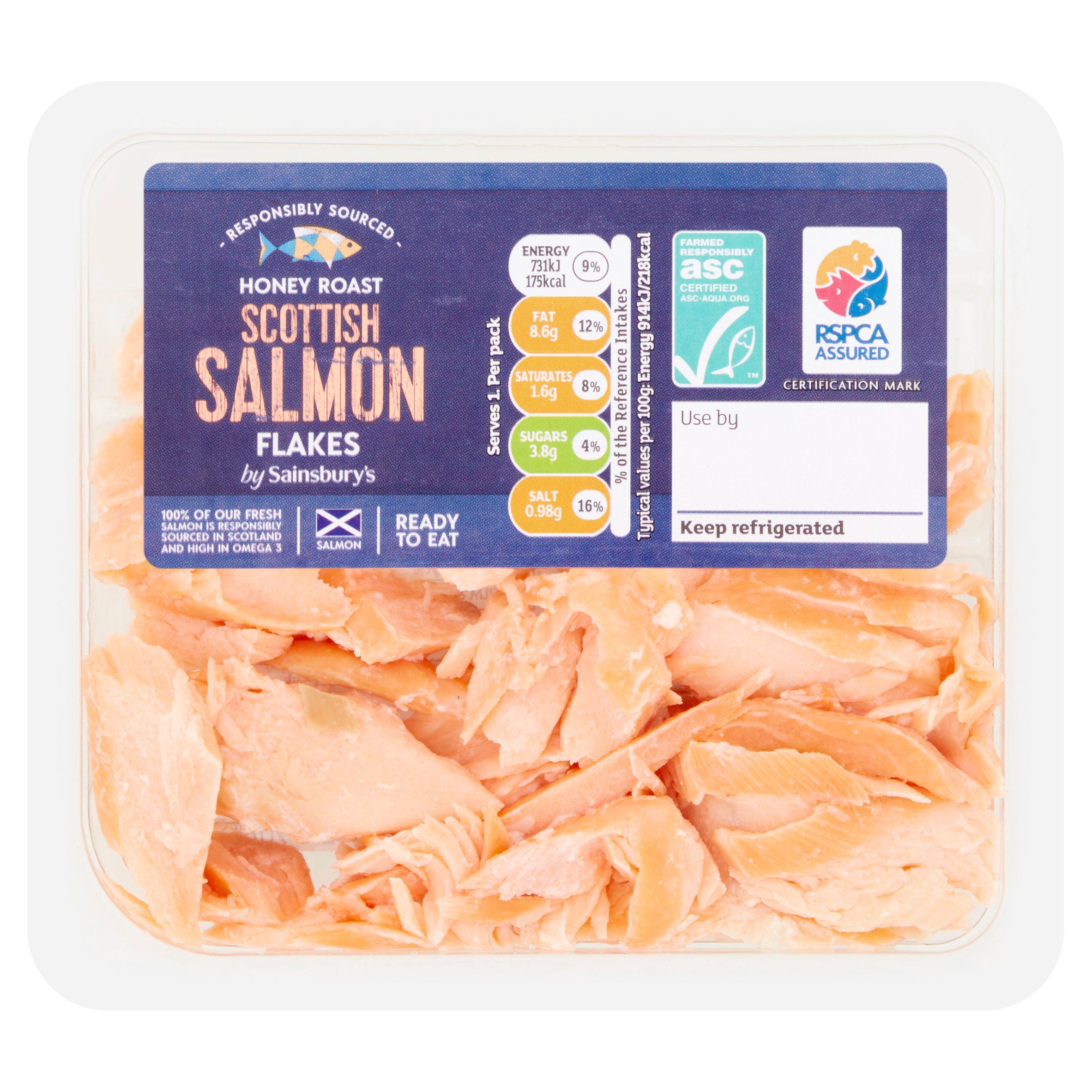 Sainsbury's Honey Roast ASC Scottish Salmon Flakes