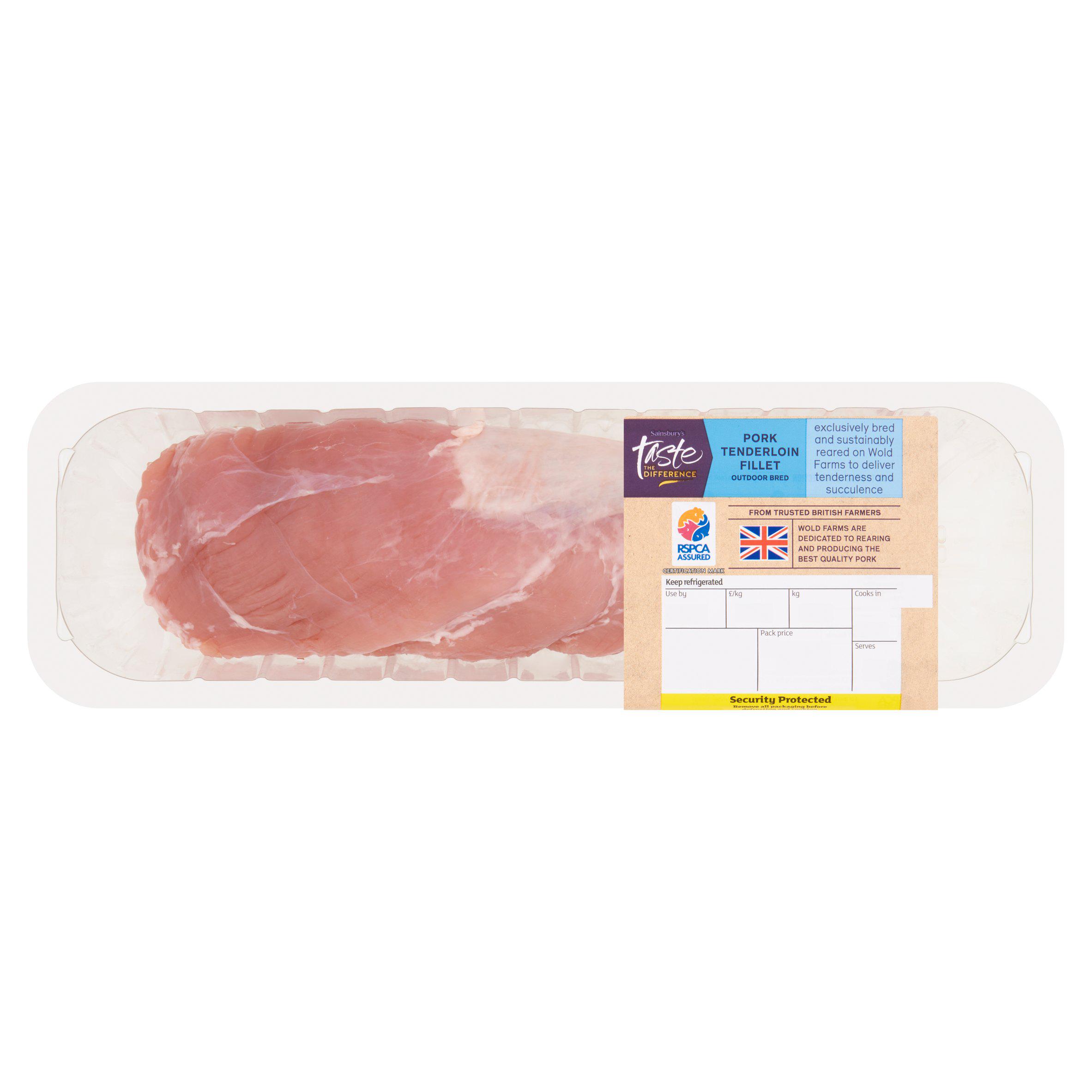 Sainsbury's Outdoor Bred British Pork Tenderloin Fillet, Taste The Difference