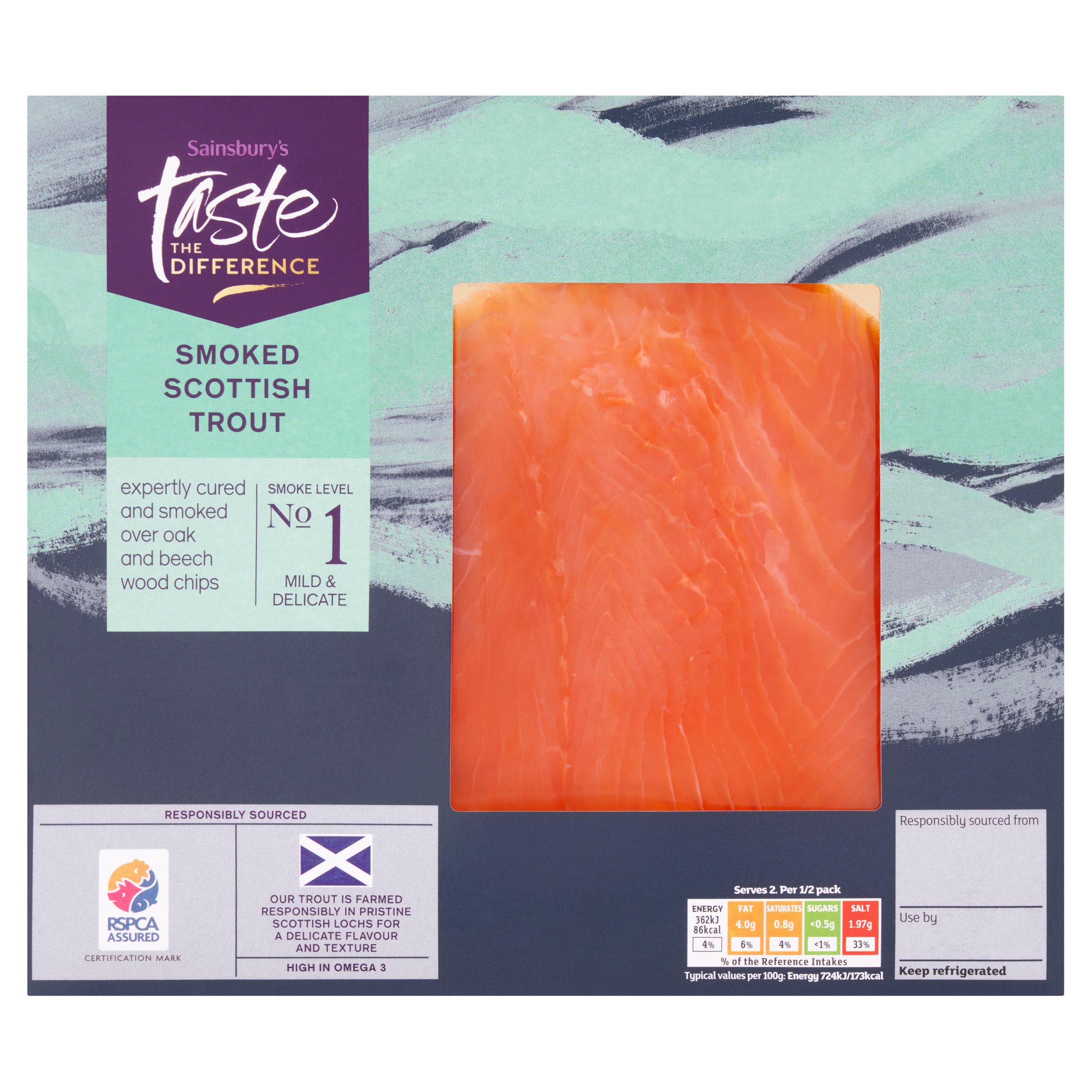 Sainsbury's Smoked Trout, Taste the Difference