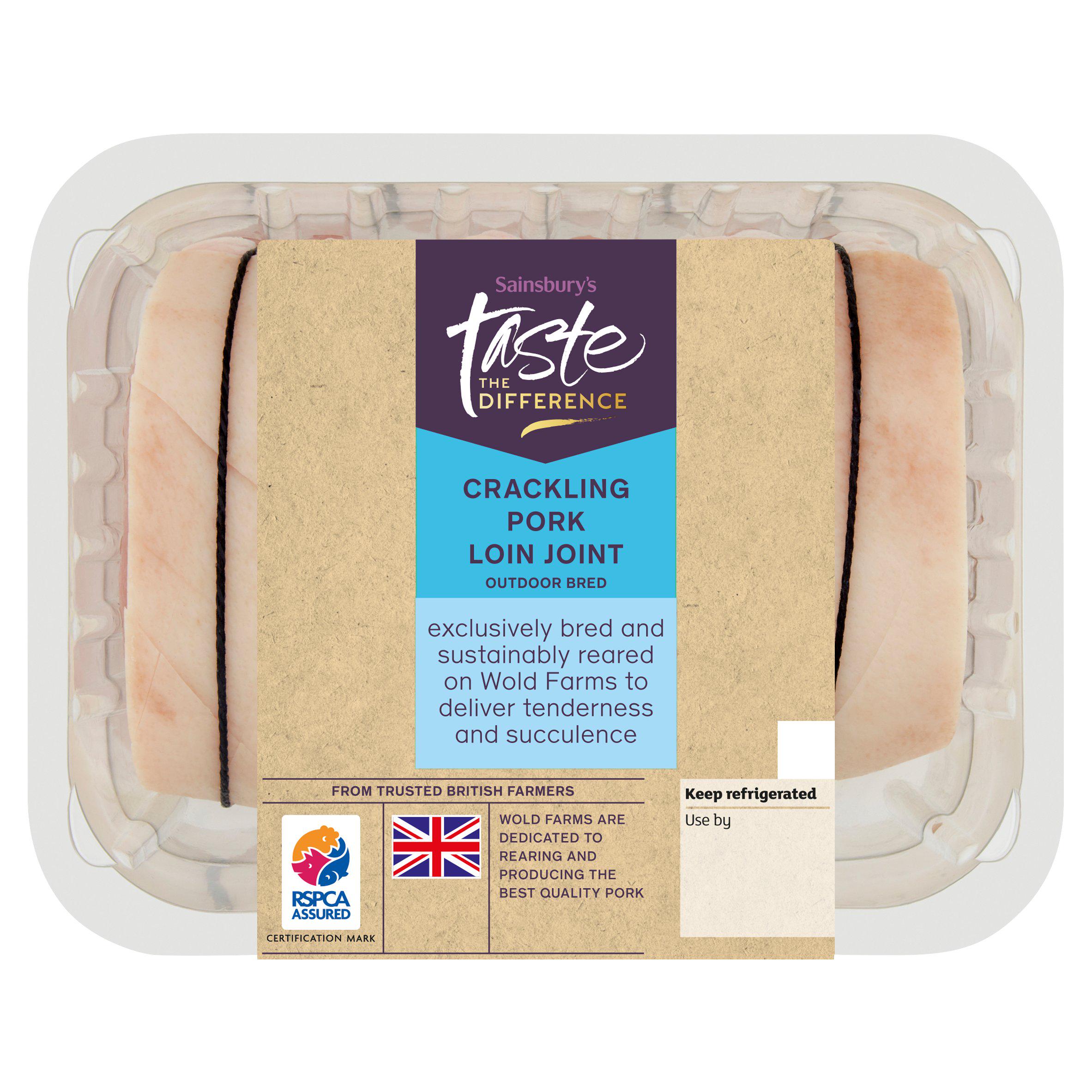 Sainsbury's Outdoor Bred British Pork Loin Joint, Taste the Difference 1kg