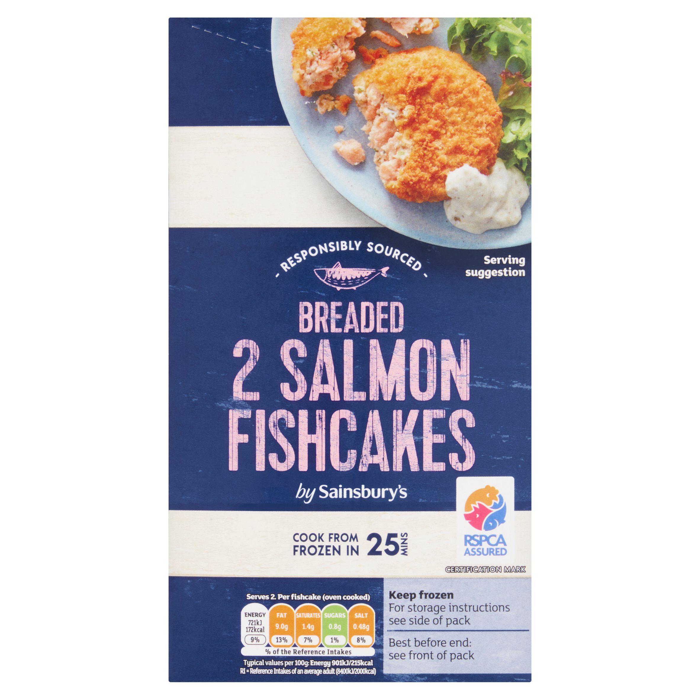 Sainsbury's Atlantic Salmon Fishcakes x2