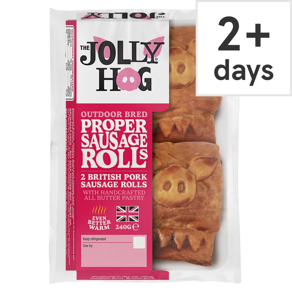 The Jolly Hog 2 Proper Sausage Rolls 240g