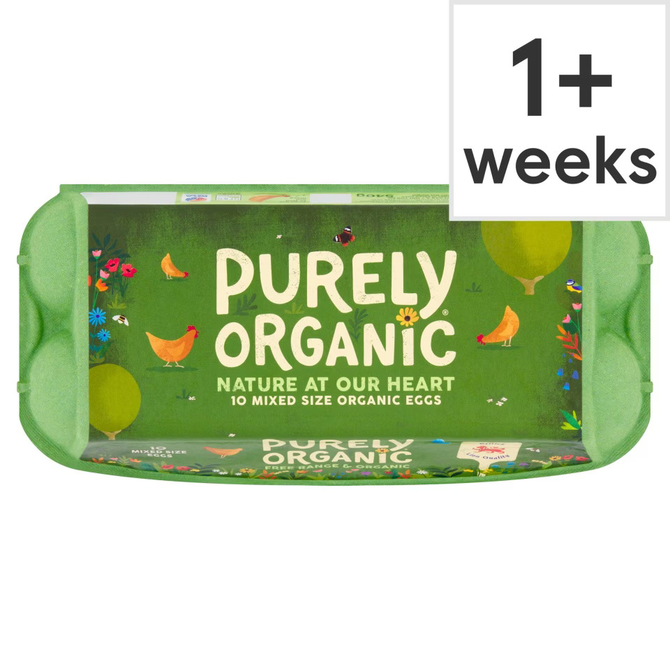 Purely Organic Eggs Mixed Weight 10 Pack